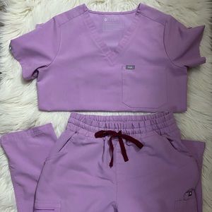 Figs Scrub Top-Catarina Bottom-Yola